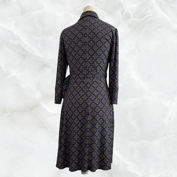 Laundry by Shelli Segal Geometric Wrap Dress - Picture 2 of 6